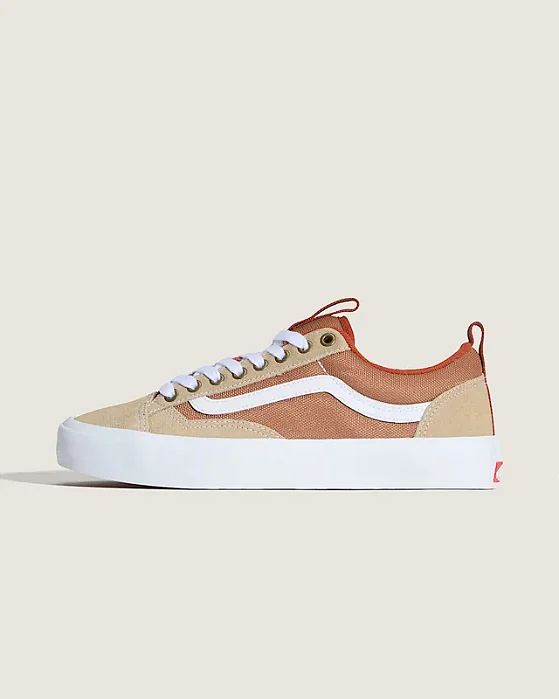 tênis skate old skool khaki burnt orange