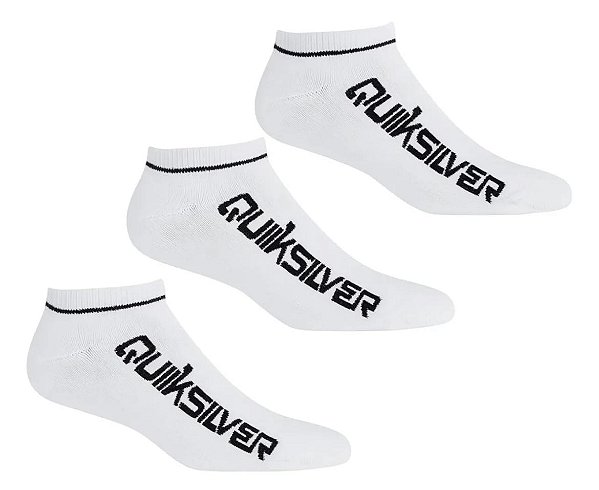 Meia Quiksilver (kit 3 pares)