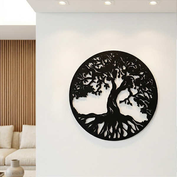 Mandala Árvore da Vida Galhos e Laços