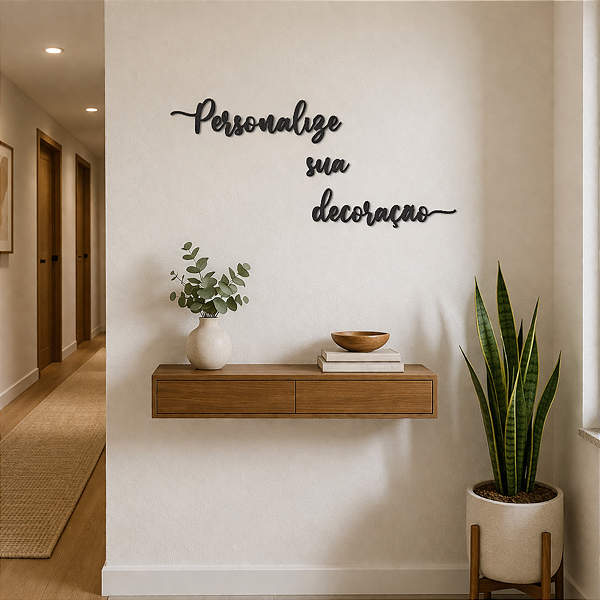 Palavra de Parede Personalizada em MDF Premium