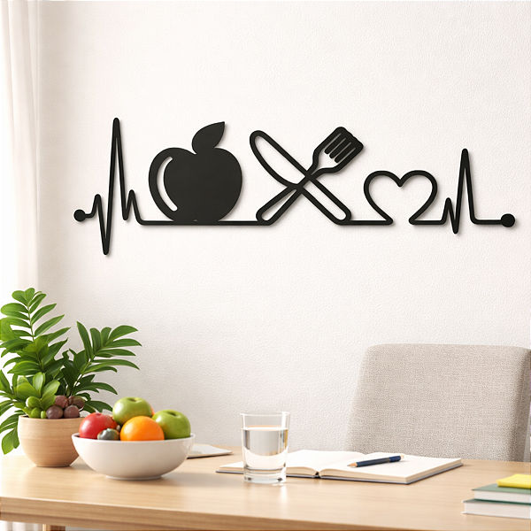 Escultura de Parede em MDF – Profissões | Batimentos Nutrição