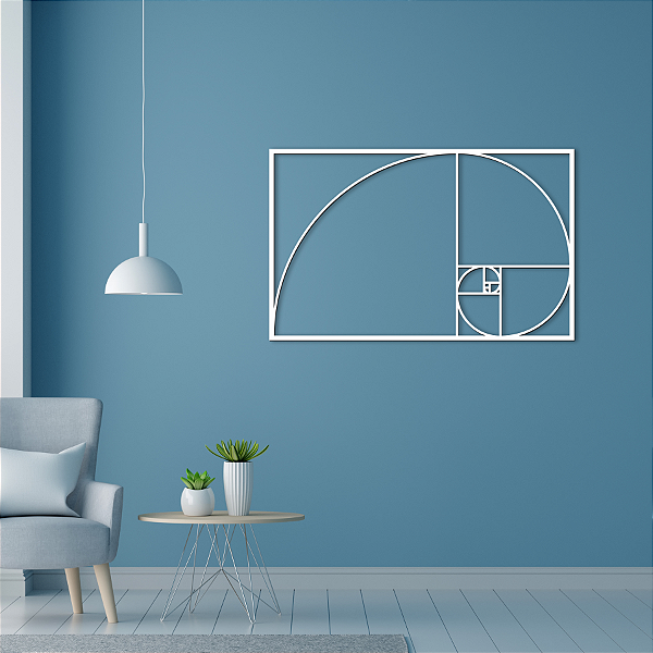 PROMOÇÃO - Espiral Sequência de Fibonacci - Proporção Áurea