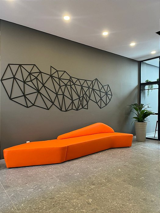 Escultura Abstrata Geométrica em MDF Premium – Entre Pontes e Silêncios