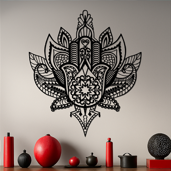 Mandala Mão de Fátima Hansa