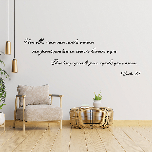 Nem olhos viram, nem ouvidos ouviram - 1 Coríntios 2:9