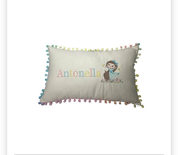 Almofada Kids Bordada Premium 30x50cm