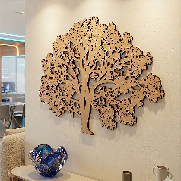 Escultura Orgânica Contemporânea em MDF Premium – Serenidade