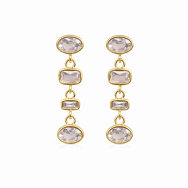 Brinco Camila Banho Ouro 18k