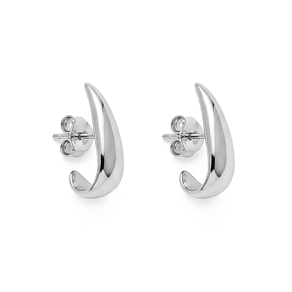 Brinco Ear Hook Prata
