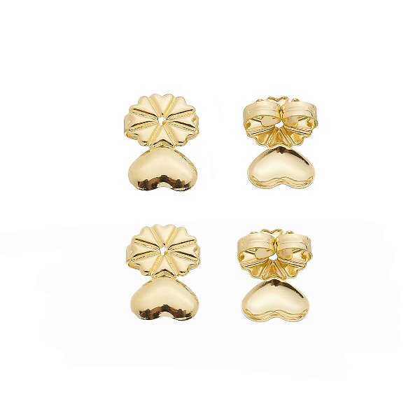 Kit 2 Pares de Tarraxas Mágica Dourado