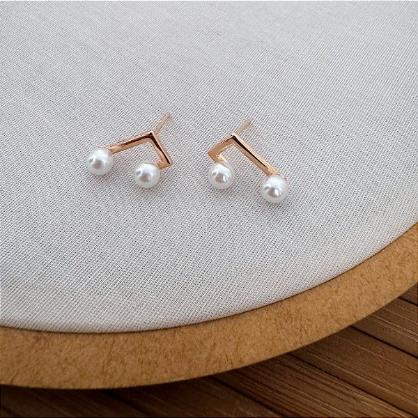 Brinco Pérola Yara Dourado