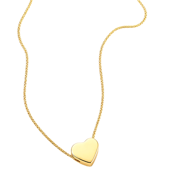 Colar Coração Kyara Banho Ouro 18k