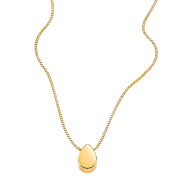 Colar Gotinha - Banho 12 Camadas Ouro 18k