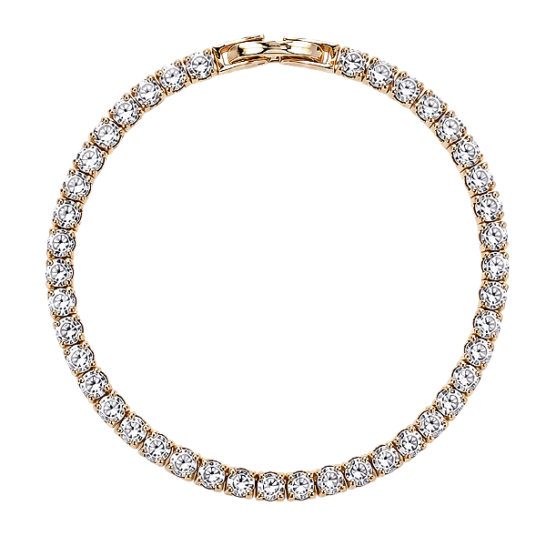 Pulseira Paula Riviera Zircônia 3mm - Banho 12 Camadas Ouro 18k