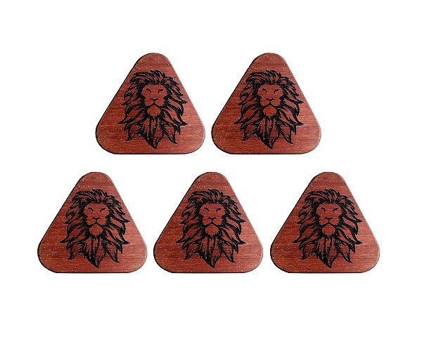 Kit 5 Dichavador Triângulo de Madeira