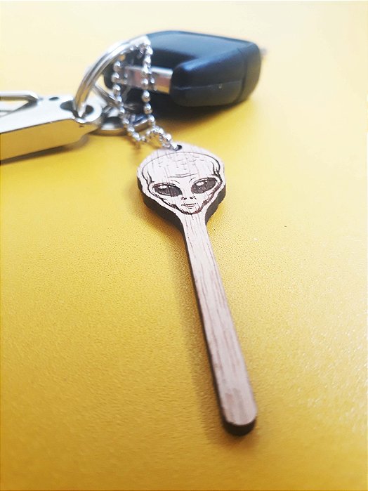 Chaveiro Pilão WOOD BURNING