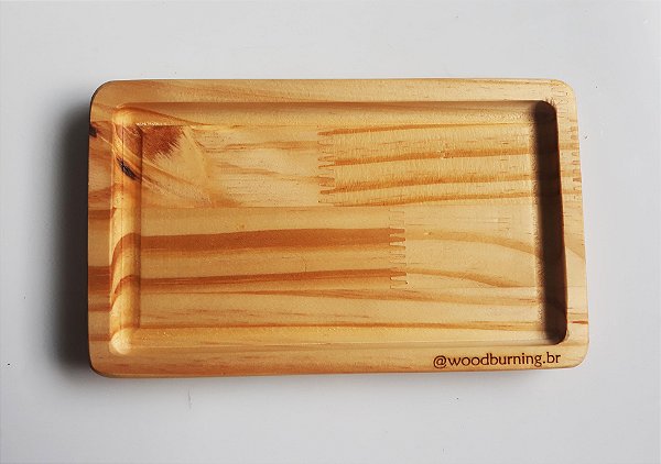 Bandeja WOOD BURNING - Bandeja de Madeira
