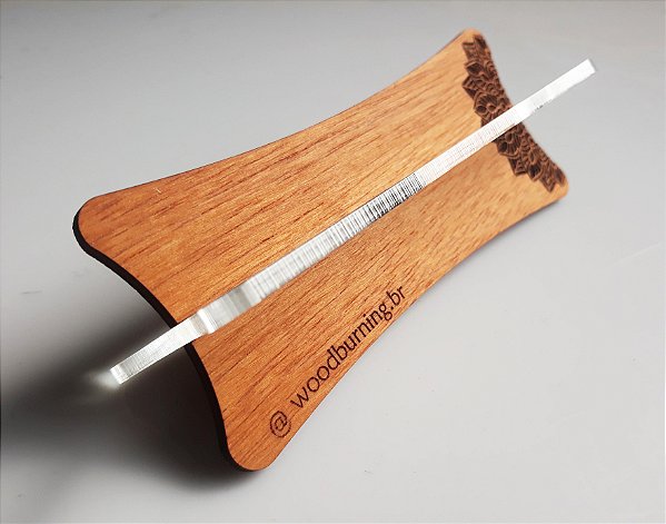 Base de Apoio para enrolar - Wood Burning