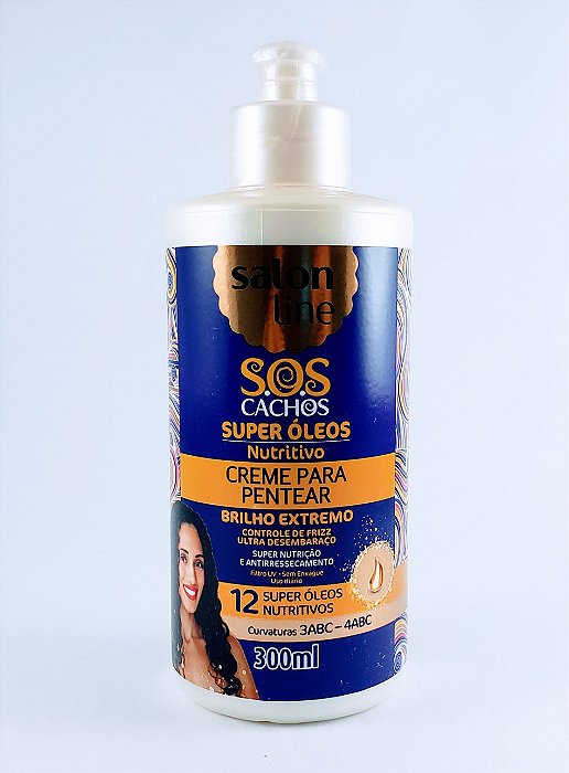 Cr Para Pentear Super Oleo Nutritivo Sos Sl 300Ml - Barão Cosméticos