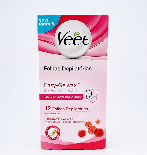 Veet Folhas Prontas Corp C/12. Normais