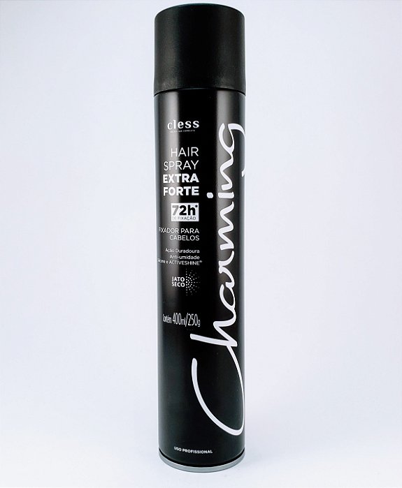 CHARMING HAIR SPRAY 400ML. BLACK EF