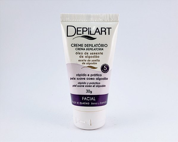 DEPILART CR DEPILATORIP P/ ROSTO 30G SEM ALGODAO