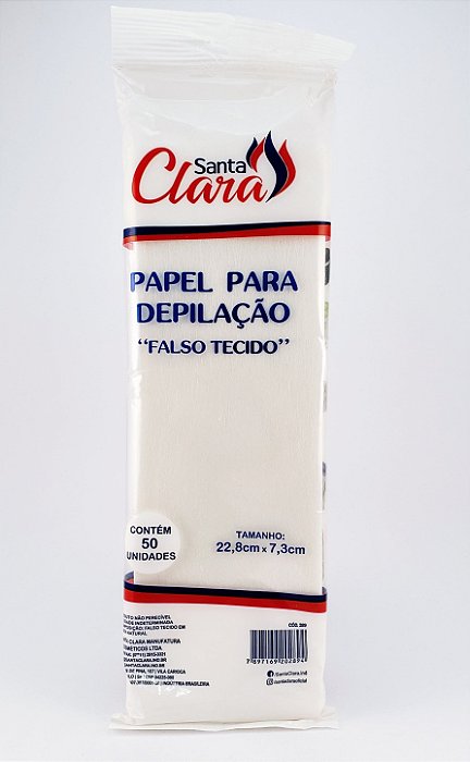 Santa Clara Papel Depilacao C/50 Ref 289