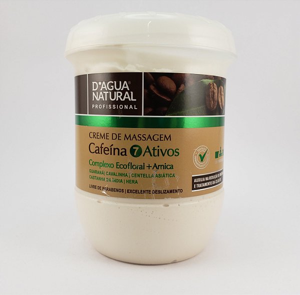 DAGUA NATURAL CR. MASSAGEM CAFEINA 7 ATIVOS 650G
