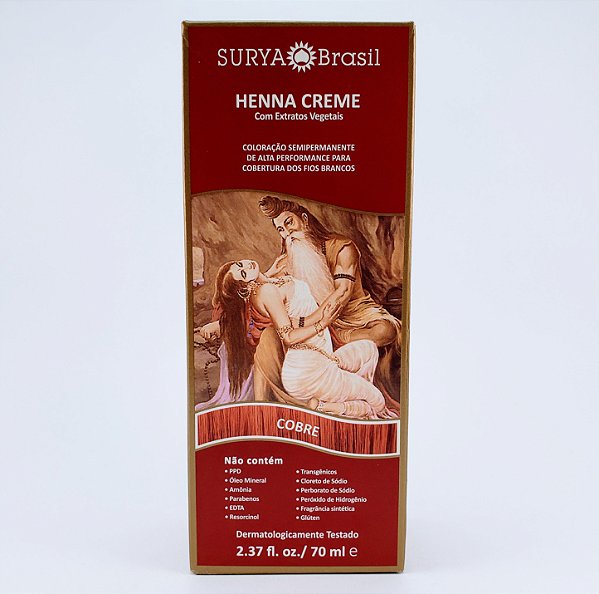 Henna Surya Creme 70Ml. Cobre