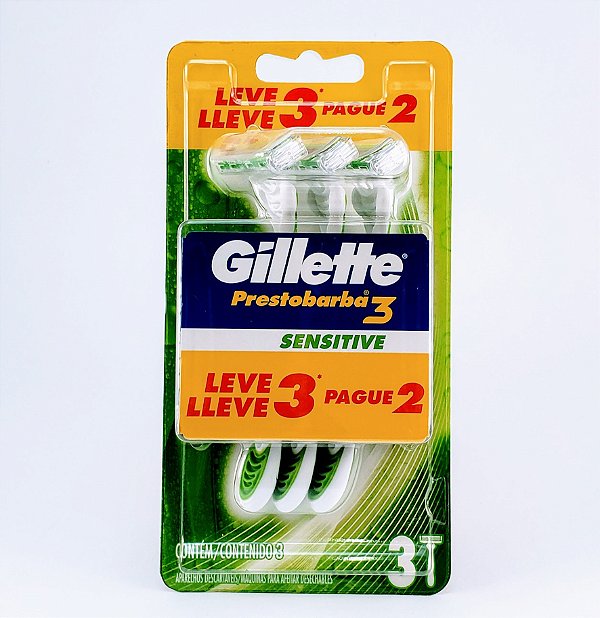 Gillette Ap Prestobarba3 L3P2 Sense Care