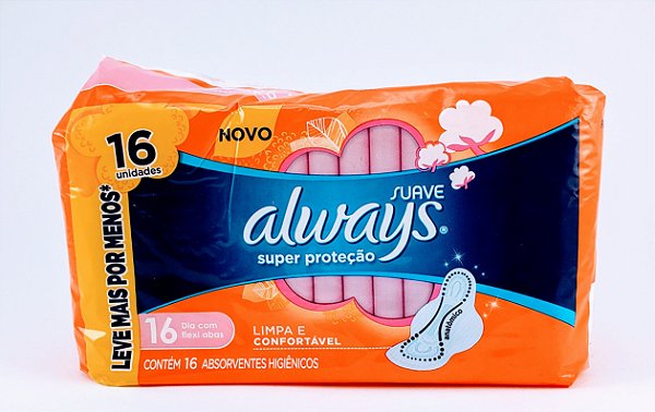 ALWAYS ABS BASICO SUAVE COM ABAS 16UN L+P-