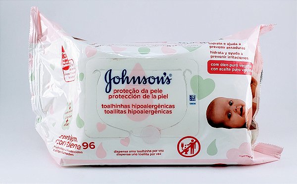 JOHNSONS BABY LENCO UMIDECIDO 96UN EX.CUI.
