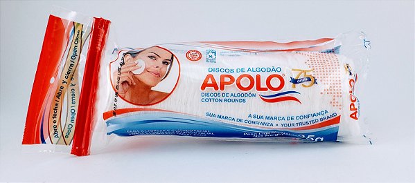 Algodao Apolo Algodao Disco 35G Emb Abre E Fecha Z