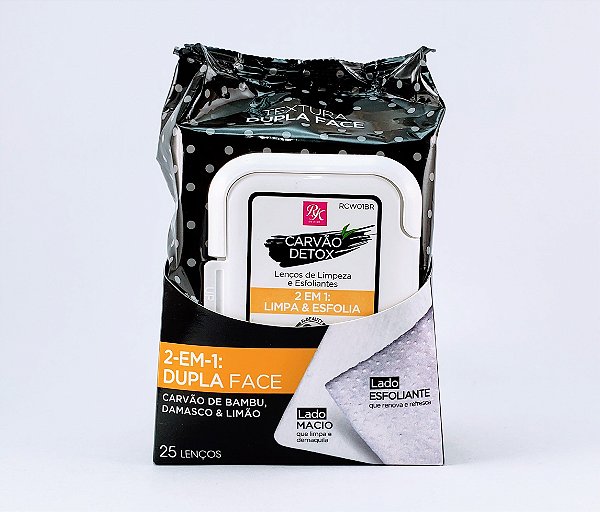 Rk Charcoal Cleansing Exfoliating Wipe