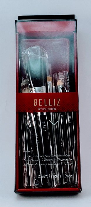 Belliz Kit Pinceis Collection 7 Pcs