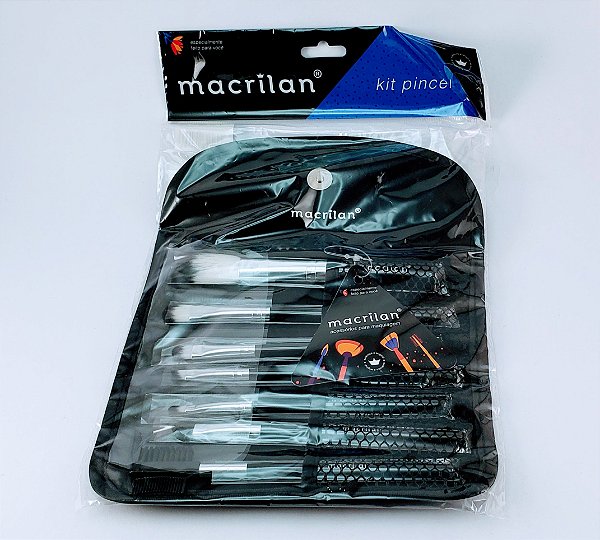 Macrilan Kit 7 Pinceis P Maquiagem Kp1-3E