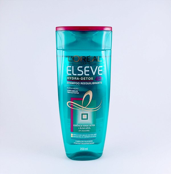 Shampoo Elseve 200Ml Detox Anti Oleosidad
