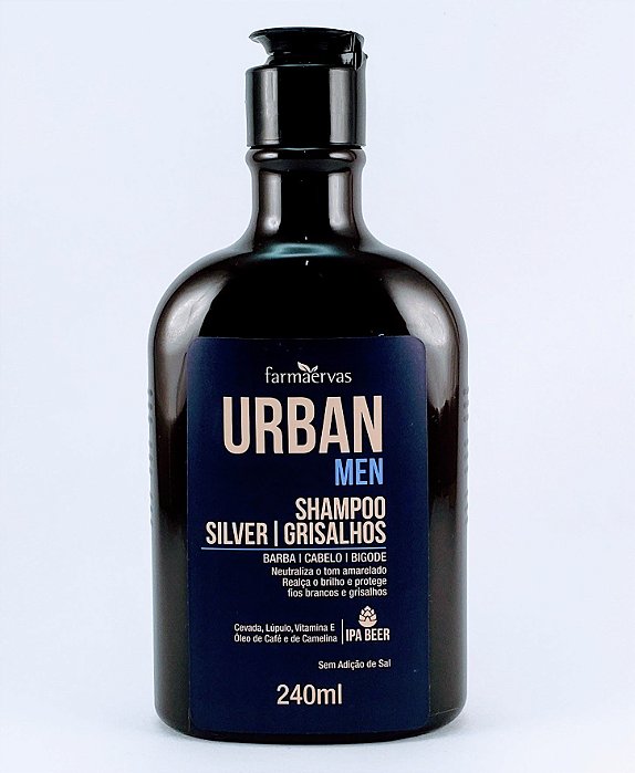 URBAN MEN SH SILVER GRISALHOS 240ML