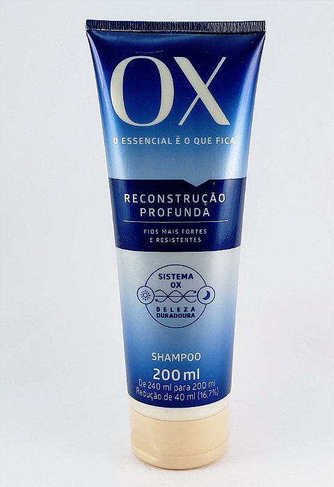 Shampoo OX Reparação Total 200ml - Loja da Bela Encontre os melhores  produtos de beleza e maior variedade de marcas