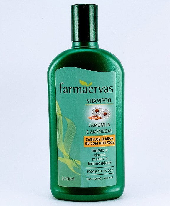 FARMAERVAS SH 320ML CAMOMILA E AMENDOAS