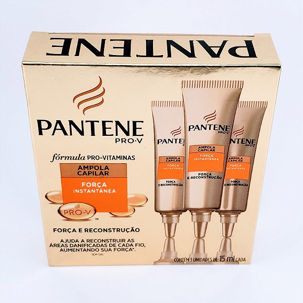 PANTENE AMPOLA C/3 15ML FORCA RECONST