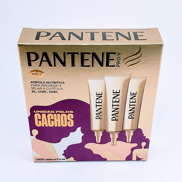 PANTENE AMPOLA CACHOS 3UN