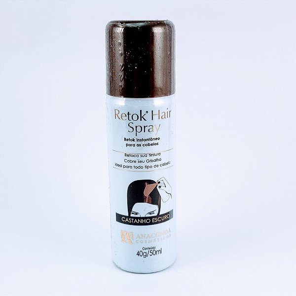 Anaconda Retok Hair Spray 50Ml Castanho Escuro