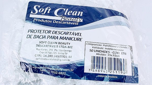 Softclean Protetor Bacia Manicure C/50