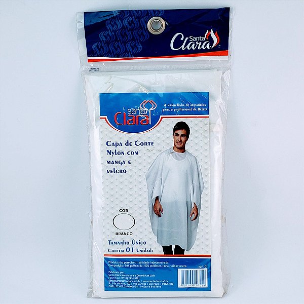 Santa Clara Capa Nylon C/M C/Velcro Branco