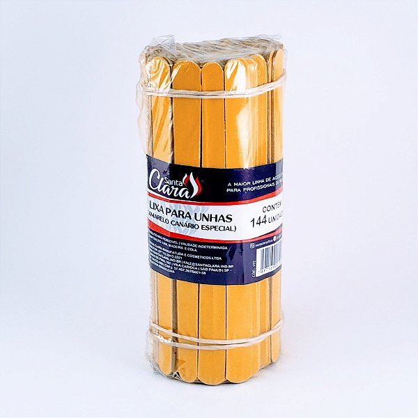 SANTA CLARA LIXA P/ UNHAS AMARELO CANARIO