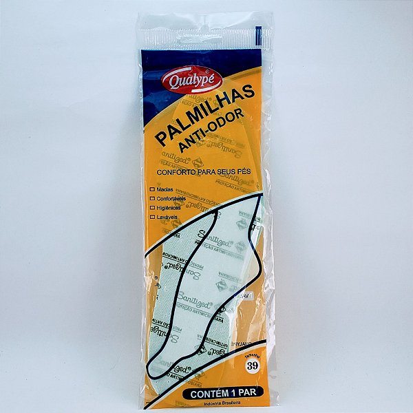 Qualype Palmilhas Anti Odor N.39