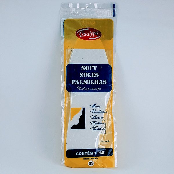 Qualype Palmilha Extra Suave Bco. N.39