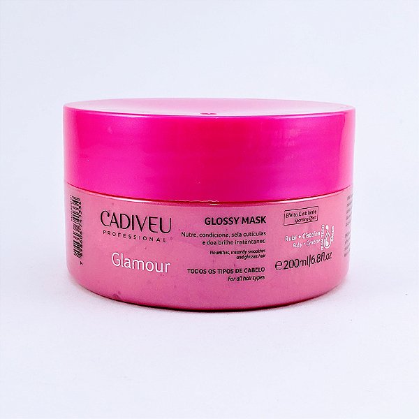 CADIVEU GLAMOUR MASCARA GLOSSY 200ML