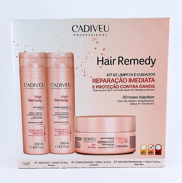 Cadiveu Hair Hemedy Kit Sh.Cond E Mascara